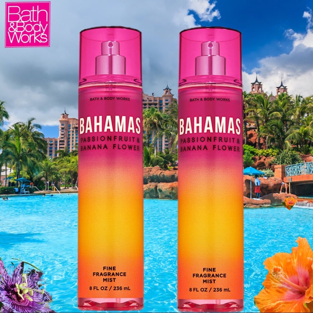X2 BATH & BODY WORKS “BAHAMAS PASSIONFRUIT FLOWERS